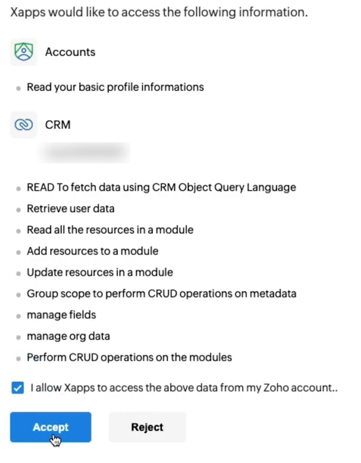 zoho-crm-oauth-permissions-quickbooks-integration